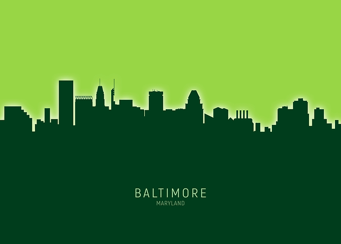 Baltimore Skyline Maryland