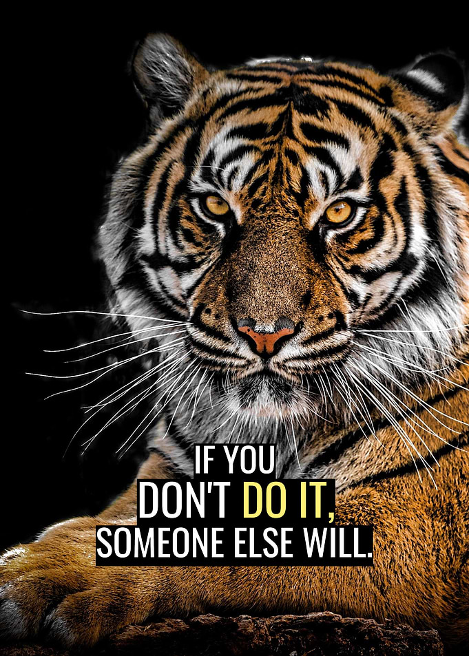 You have to do it