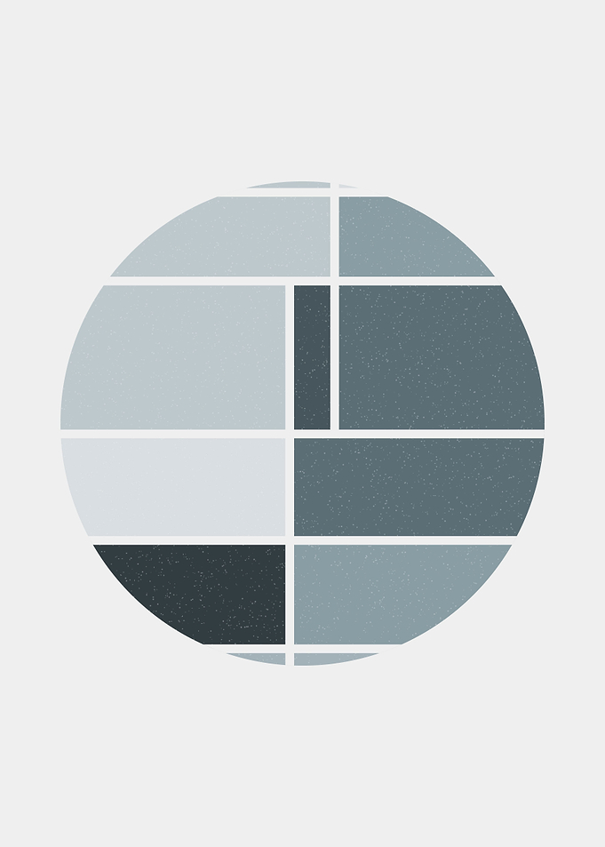 Mondrian style art