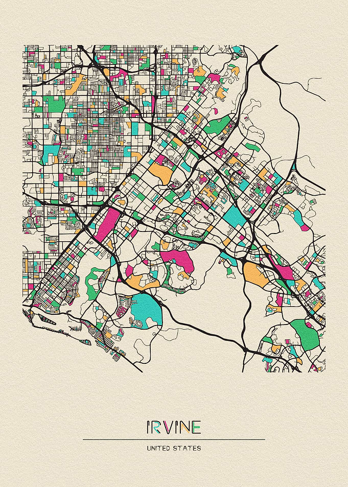 Irvine Map