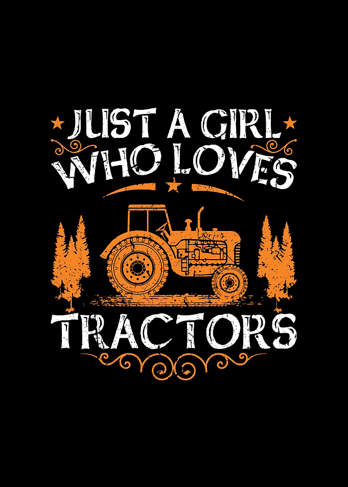 Girl Who Loves Tractors