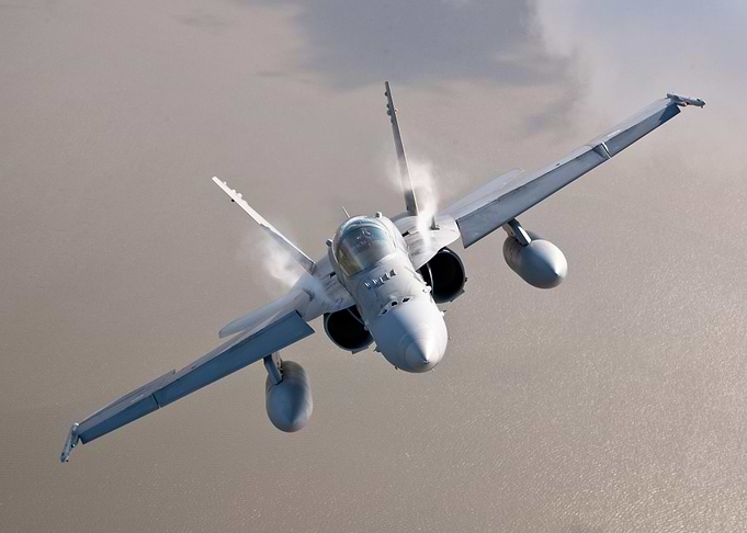 F 18 military fighter jet