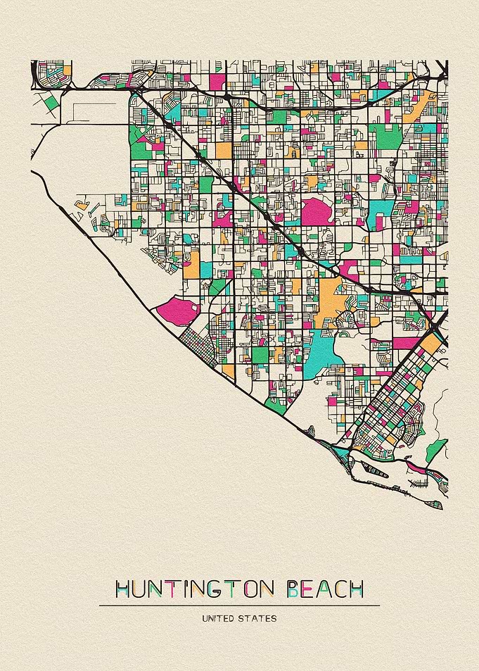 Huntington Beach Map