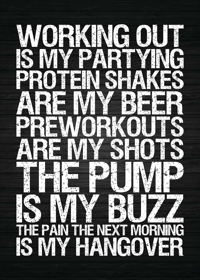 Working Out Is My Partying