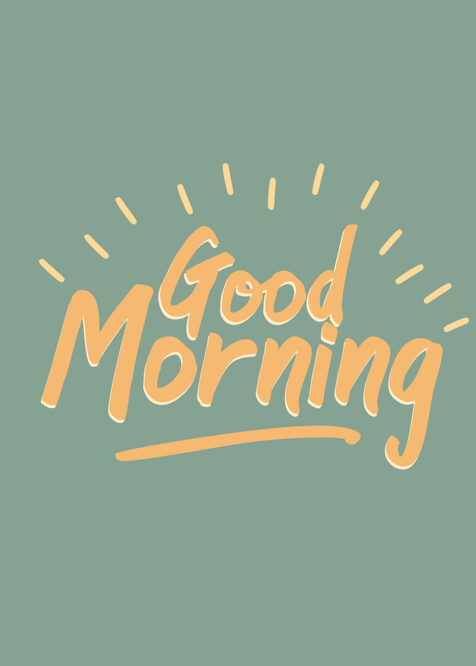 Good morning
