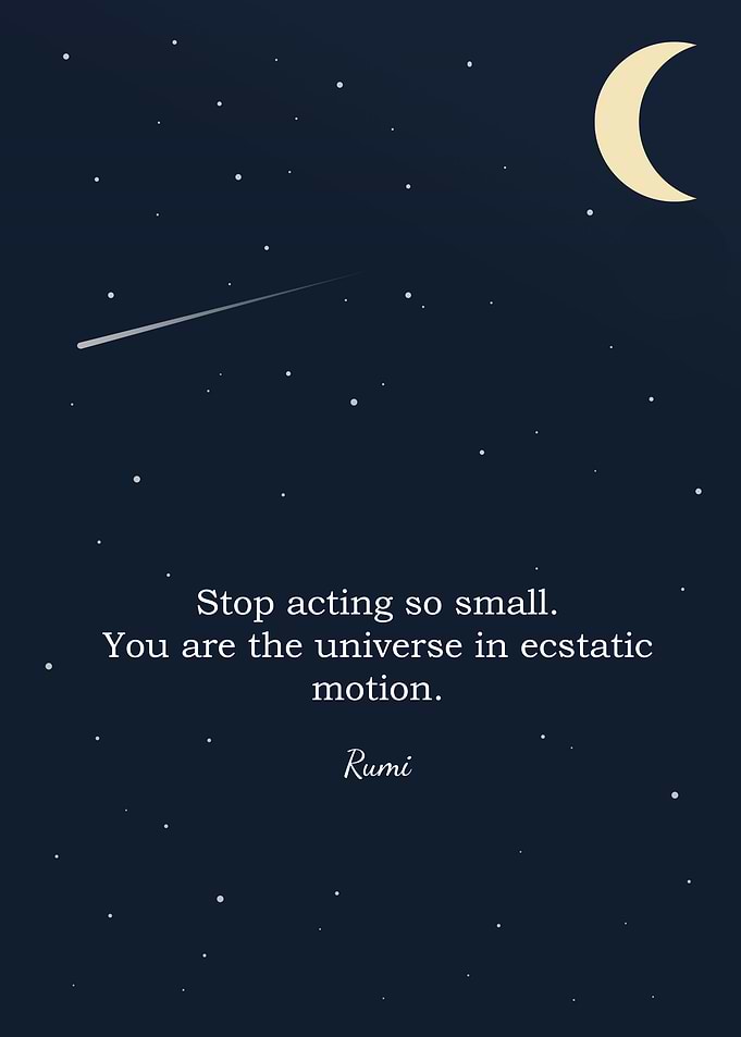 Night with Rumi Quote