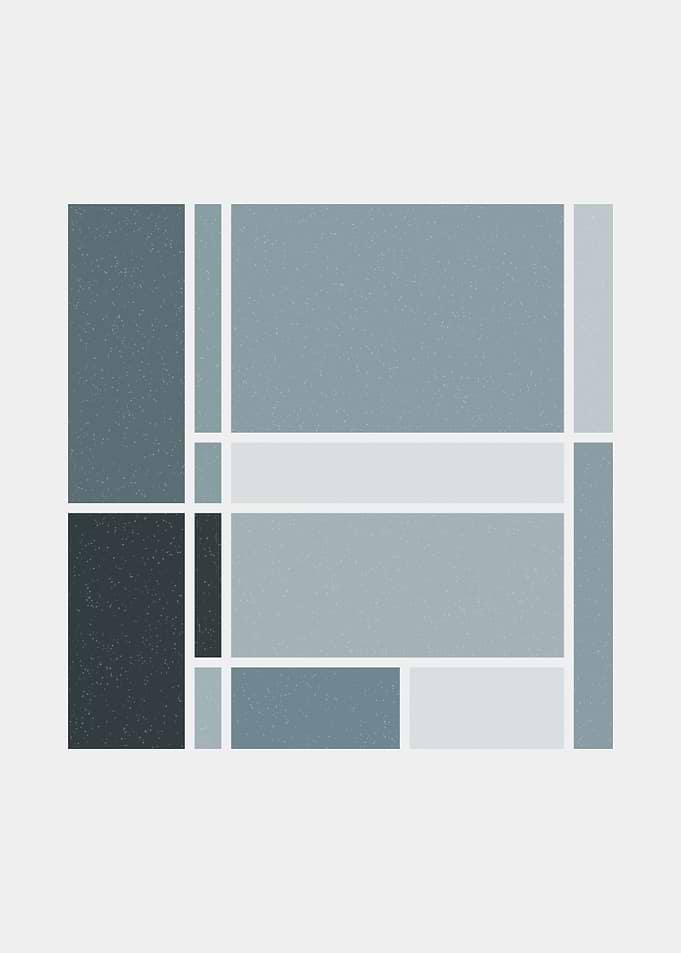 Mondrian style art