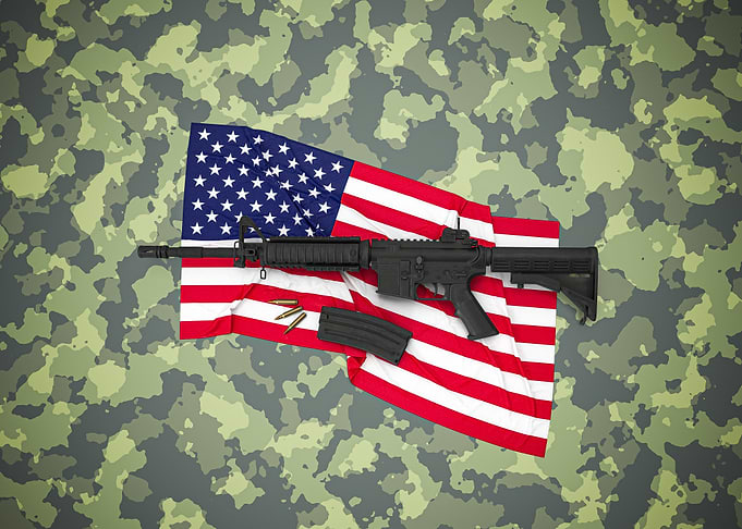 American assault rifle