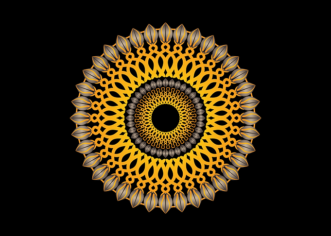 Orange Mandala