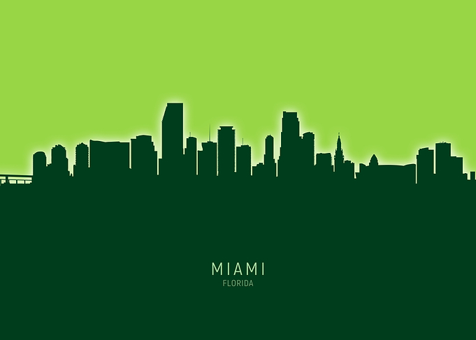 Miami Skyline Florida