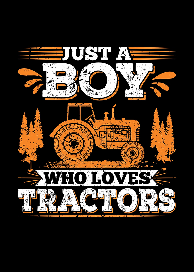 Boy Loves Tractors