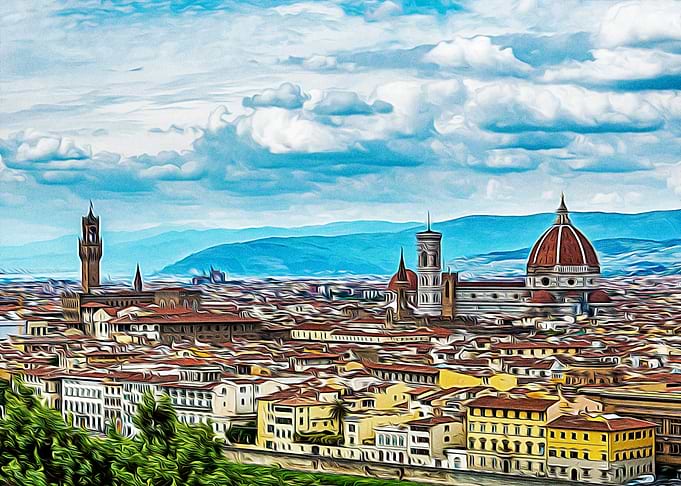 Beautiful view of Florence