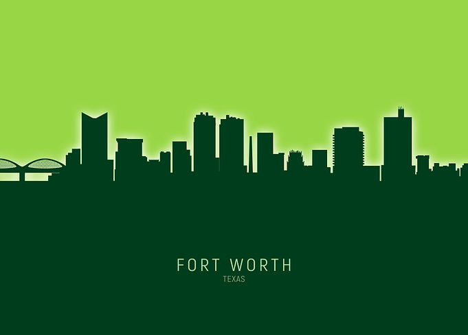 Fort Worth Skyline Texas