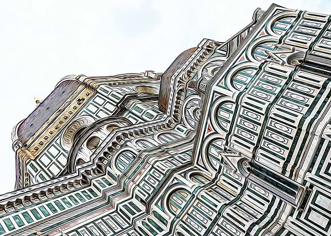 Beautiful view of Florence
