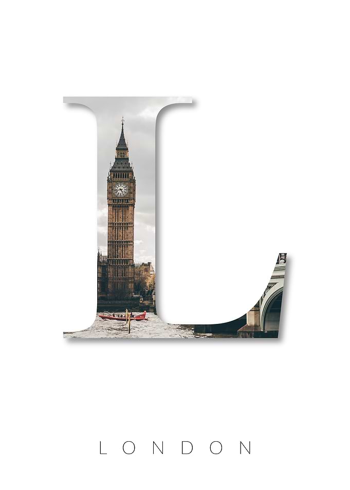 Alphabet Letter L London