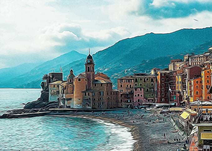 The bay of Camogli