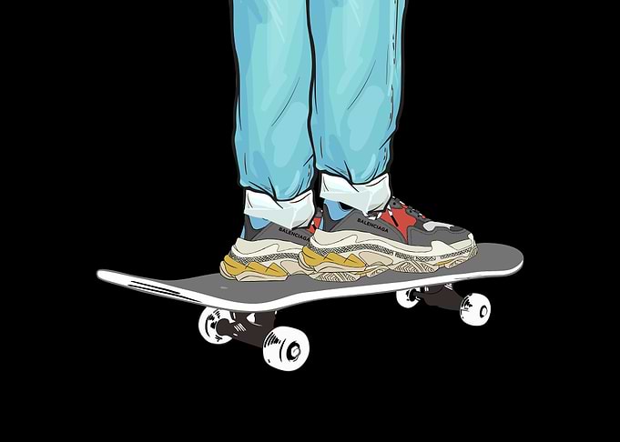 Balenciaga Triple S Skate