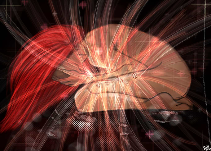Trapped she thought