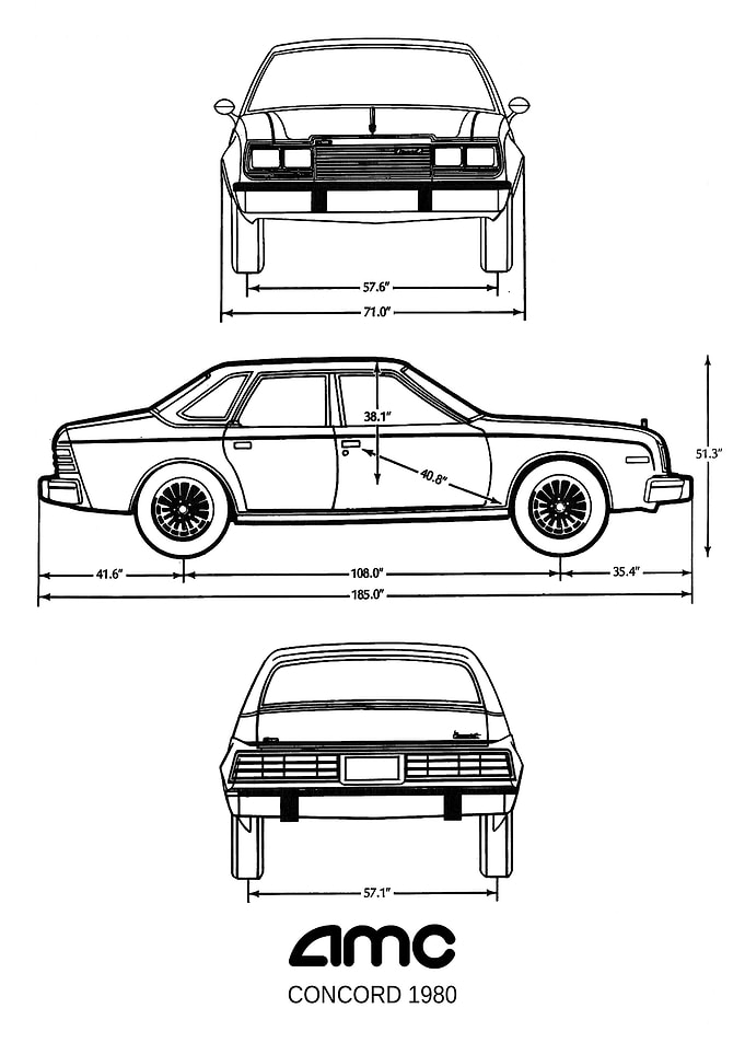 BNW AMC Concord 1980