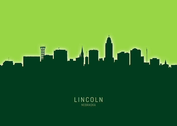 Lincoln Skyline Nebraska