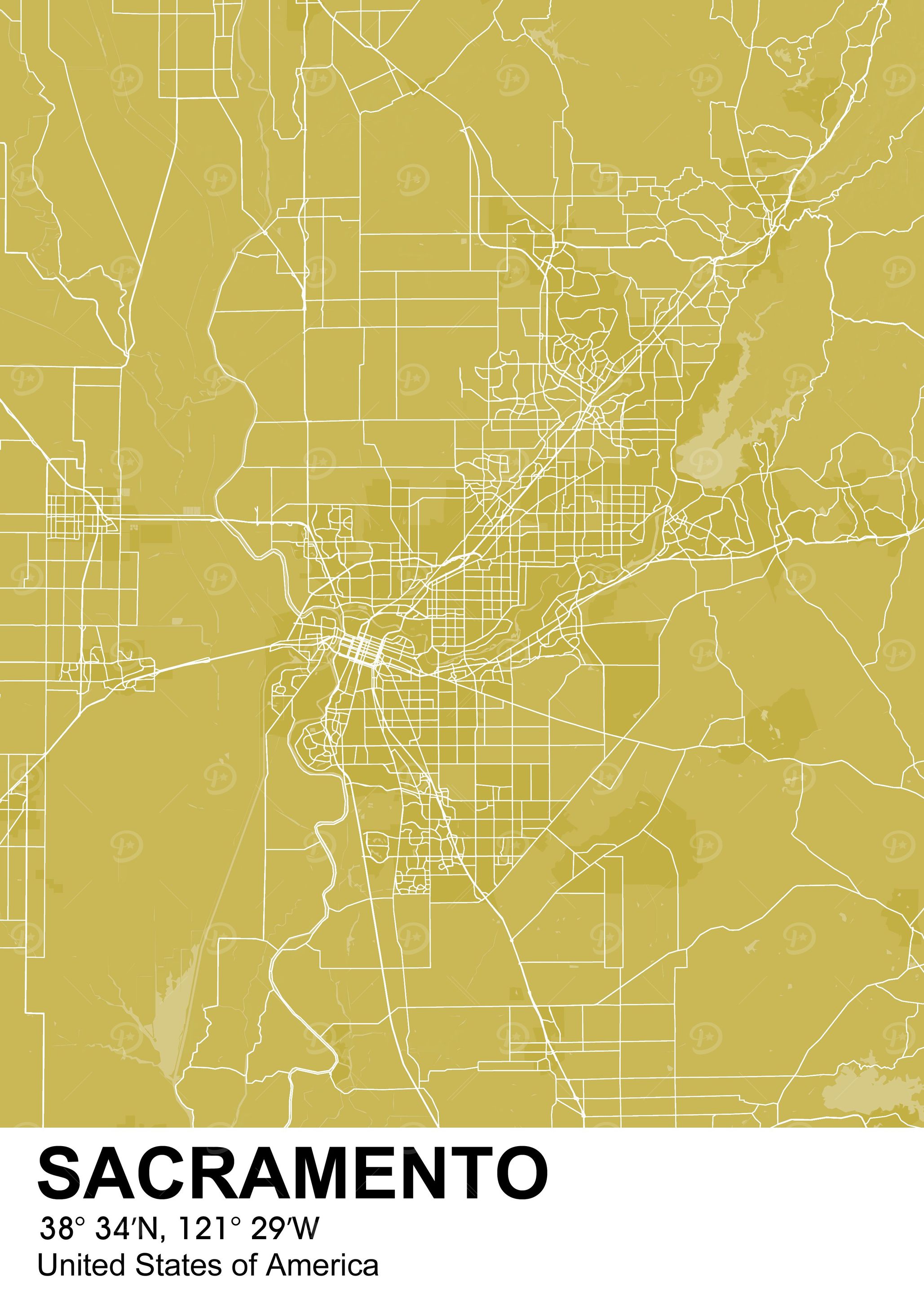 sacramento color map