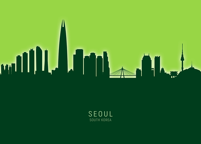 Seoul Skyline South Korea