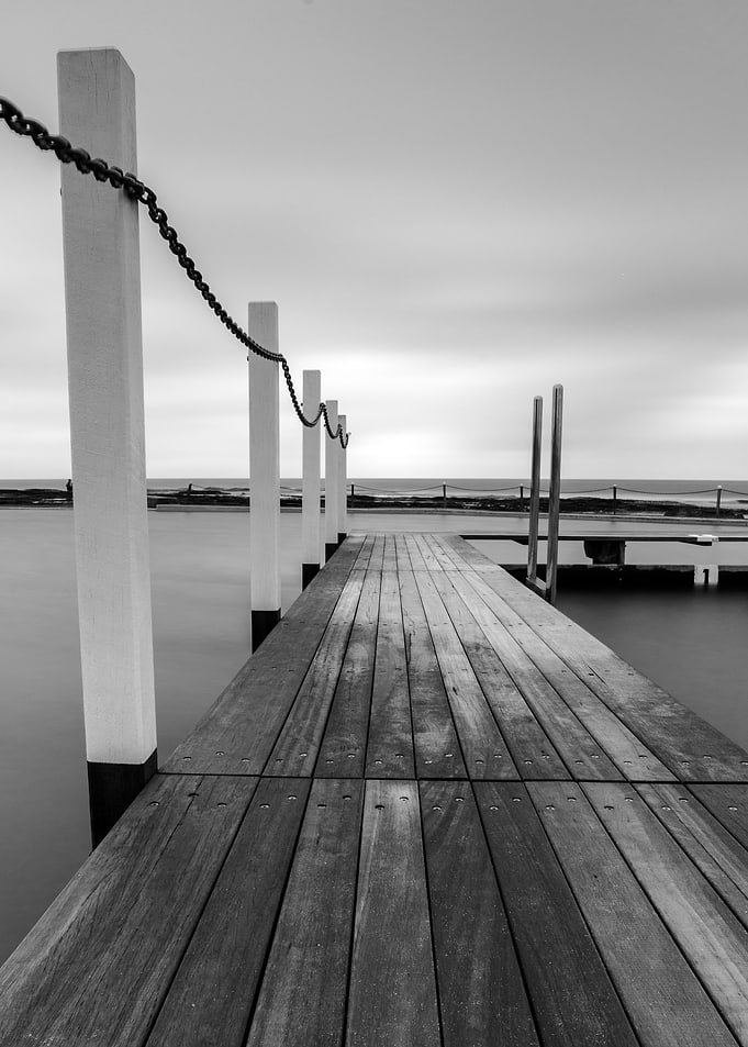 Ocean pool walkway