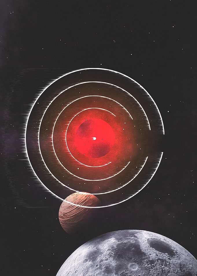 Vinyl through space
