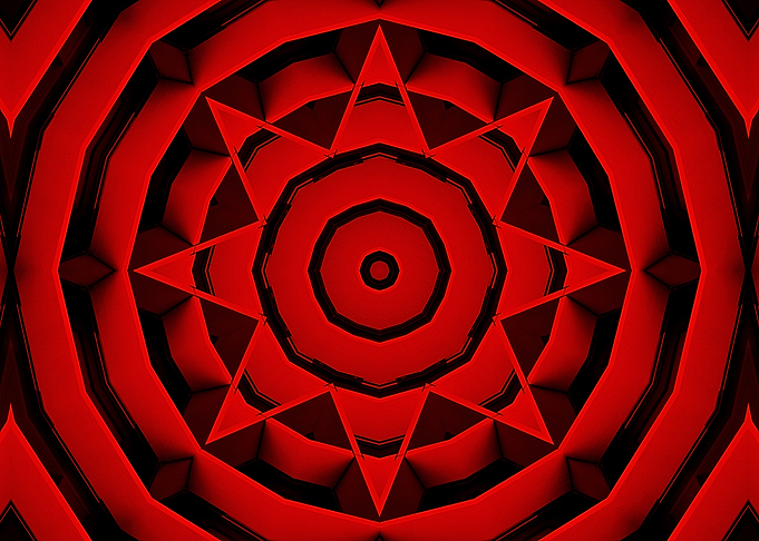 Abstract Red darkness