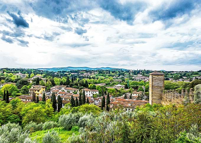 Beautiful view of Florence