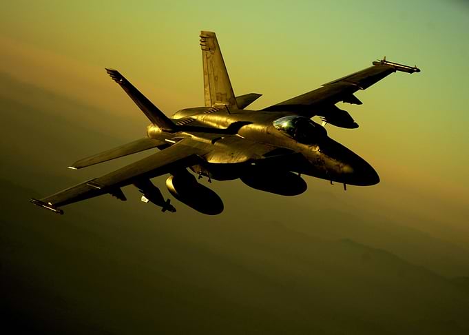 F 18 Military Jet Fighter
