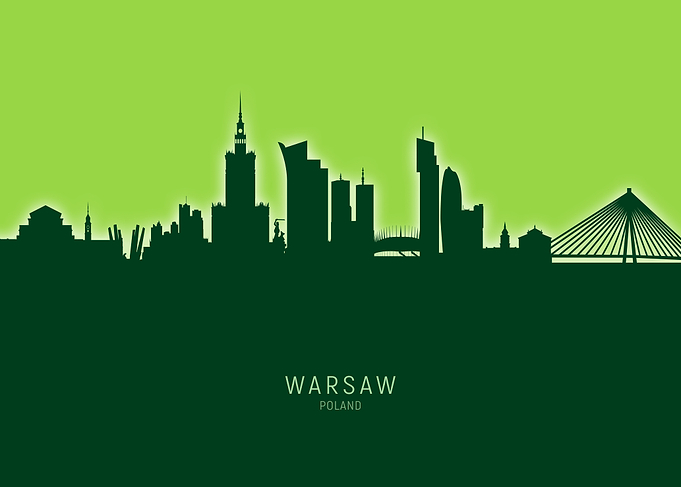 Warsaw Skyline Poland