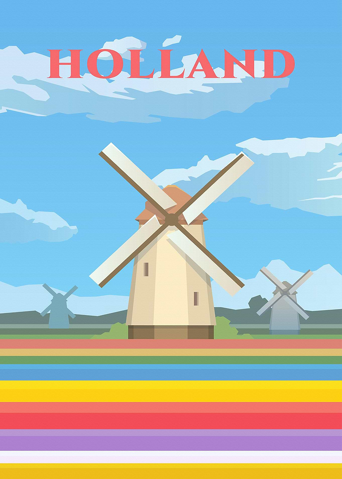 Holland Poster City Art Ho