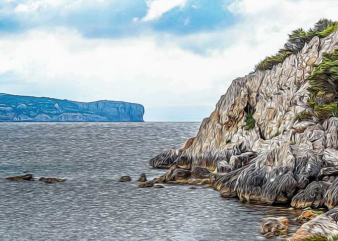 Seacoast near Alghero