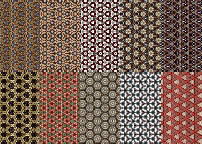 Kaleidoscope collage