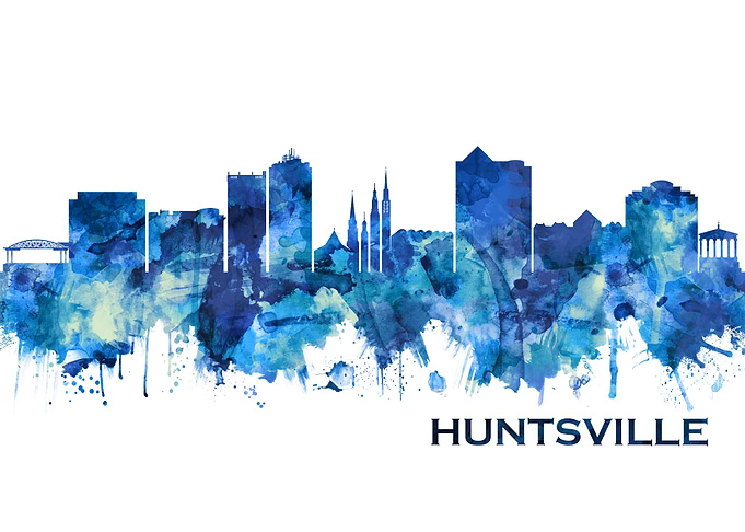 Huntsville Alabama Skyline