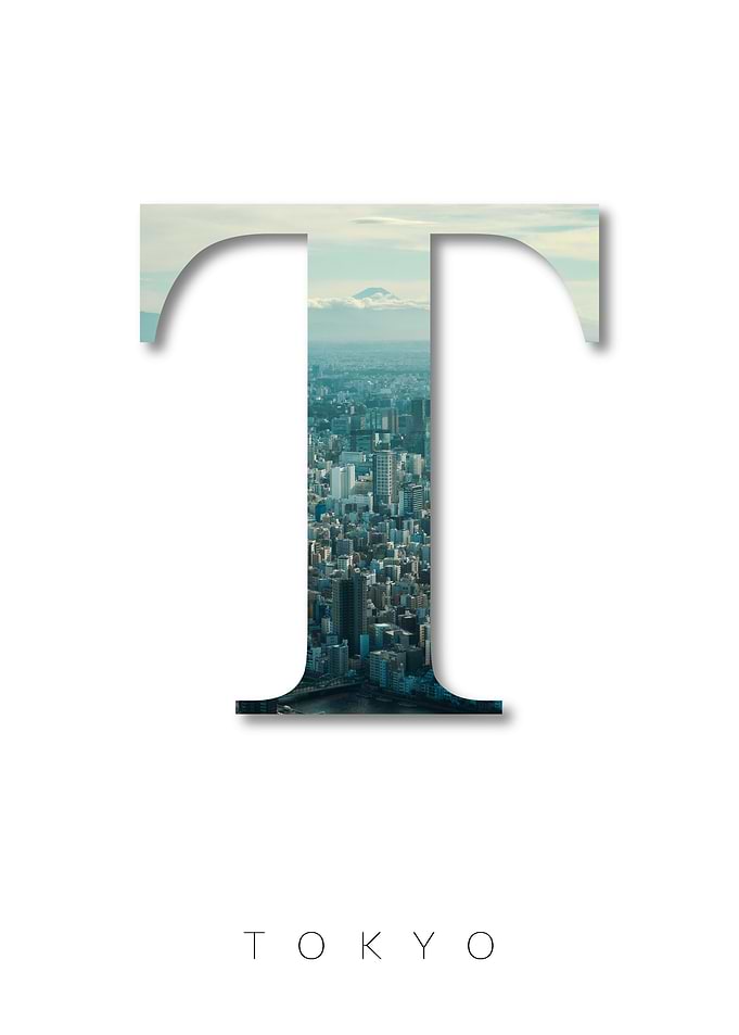 Alphabet Letter T Tokyo