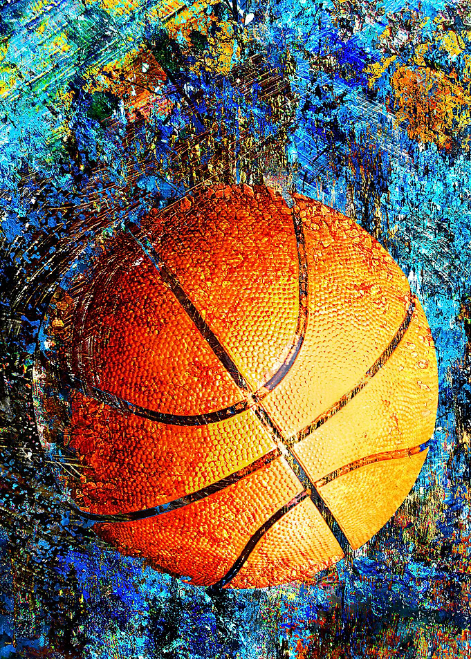 Basketball art swoosh 113