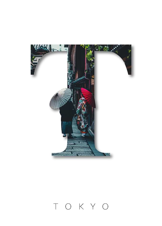 Alphabet Letter T Tokyo