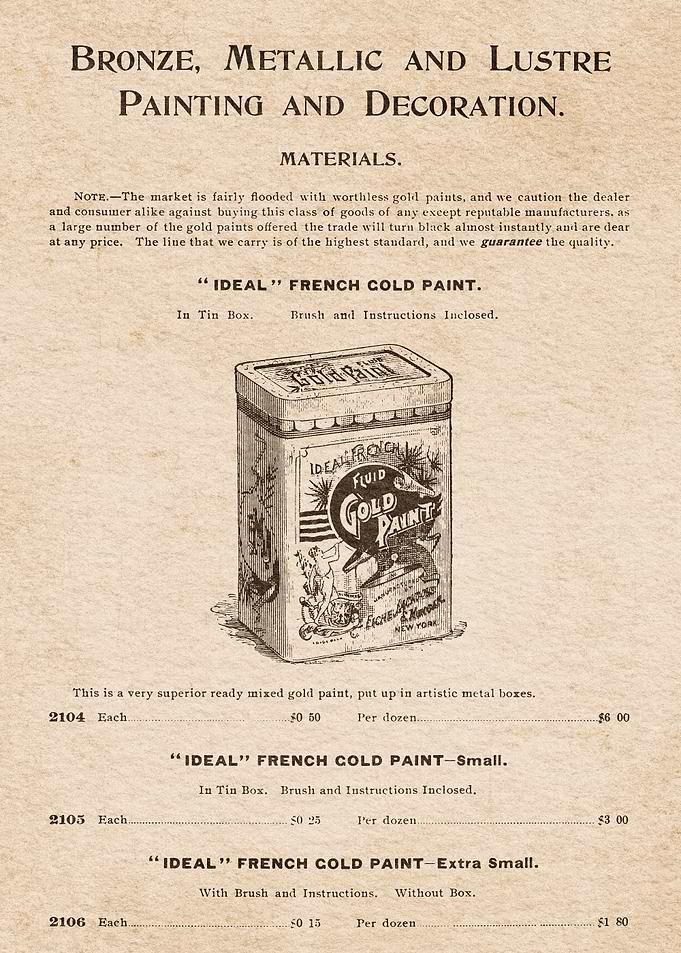 Artist Material Gold Paint