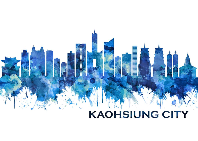 Kaohsiung City Skyline