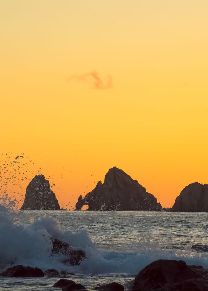 sunset arch