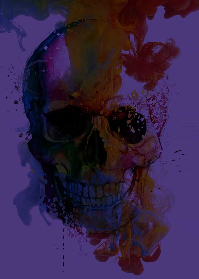 skull smoke color