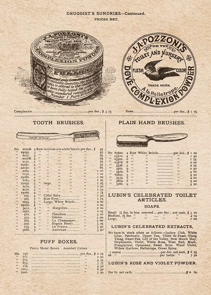 Druggists Sundries Brushes