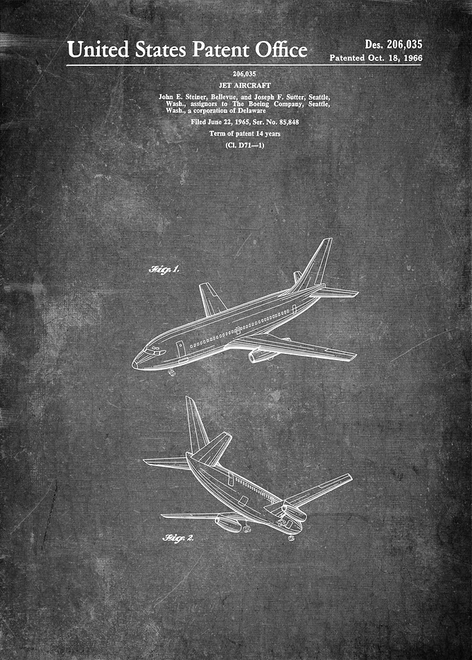 Airplane Art Patent