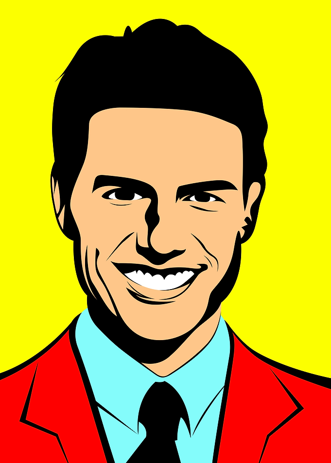 Tom Cruise Smile Pose