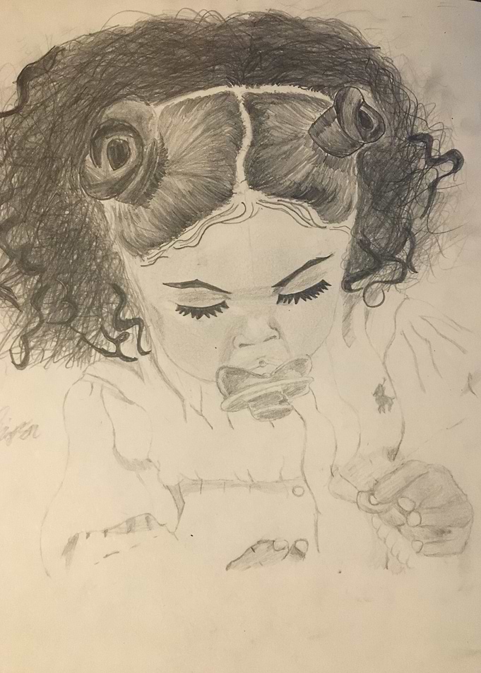 Cute Curlyheaded Baby