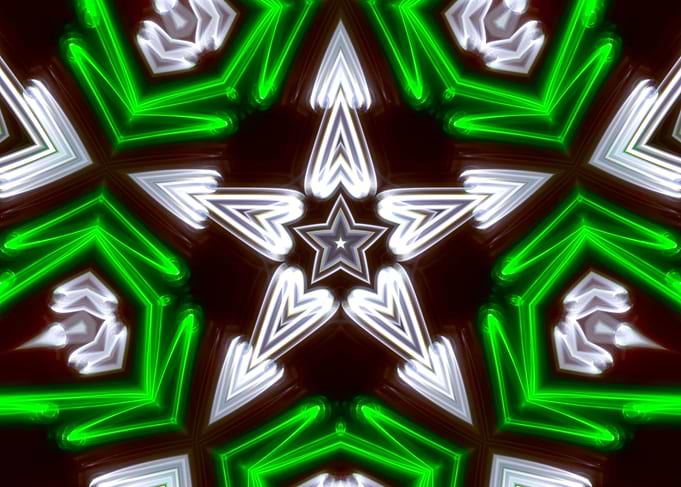 Colourful Fractal lights