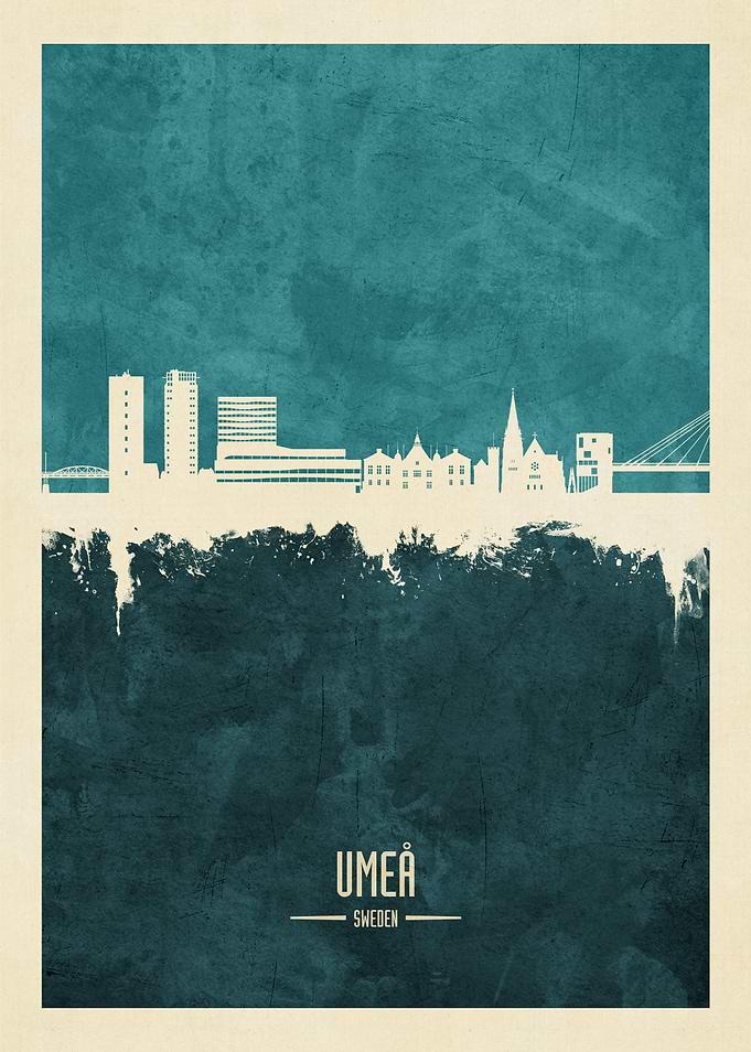 Umea Skyline Sweden