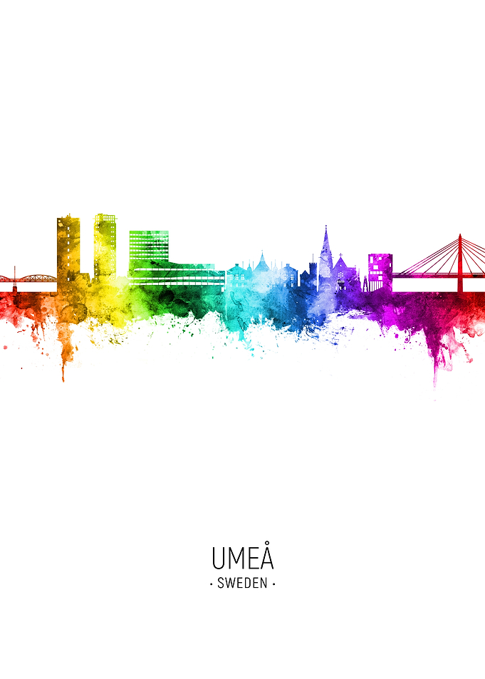 Umea Skyline Sweden